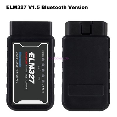 KINGBOLEN ELM327 V1.5 Bluetooth Diagnosegeräte OBD2 Scanner Tool Code Reader DE