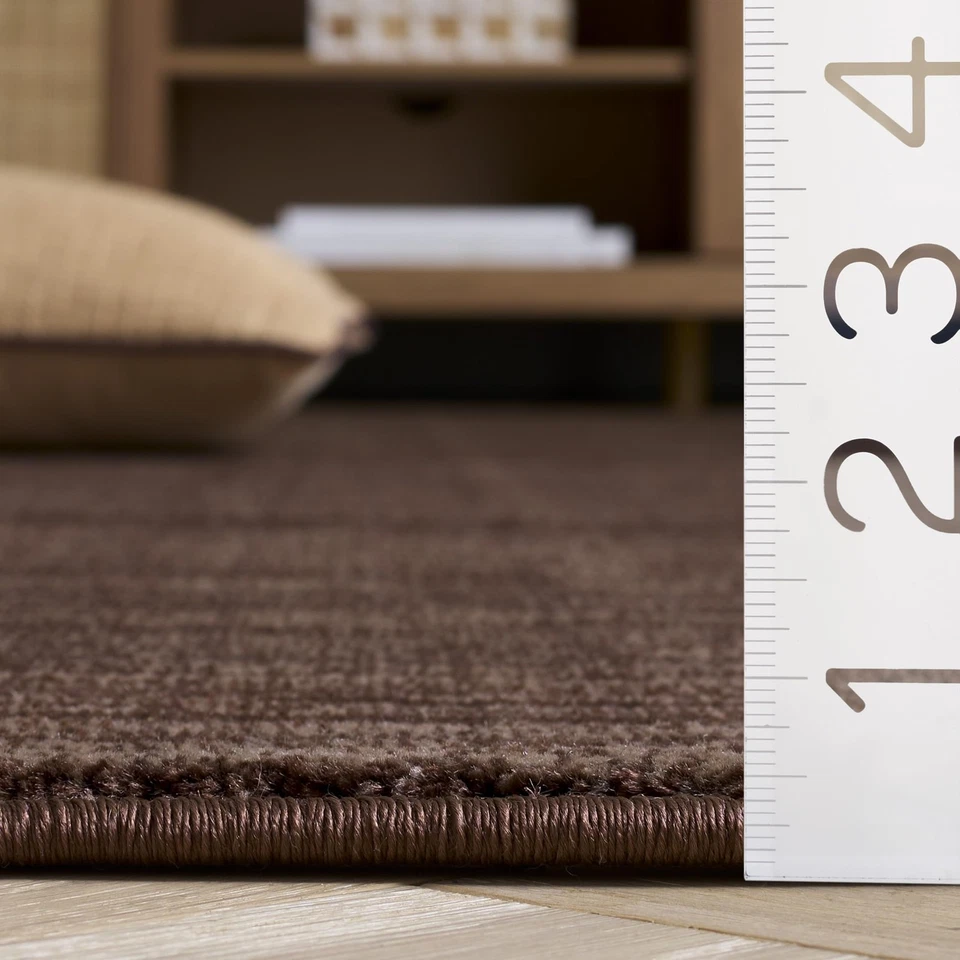 Alfombra Vision Collection - 6' x 9', Marrón, Diseño Moderno Ombre Tonal Chic,... Foto 4 de 4