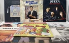 Queen Vinyl Record Lot Mixed Artists 10 Piece Rock Pop Vintage