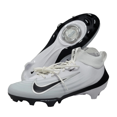 Nike Zoom Air Vapor Pro 1 White/Black Football Cleats Men's IB2495