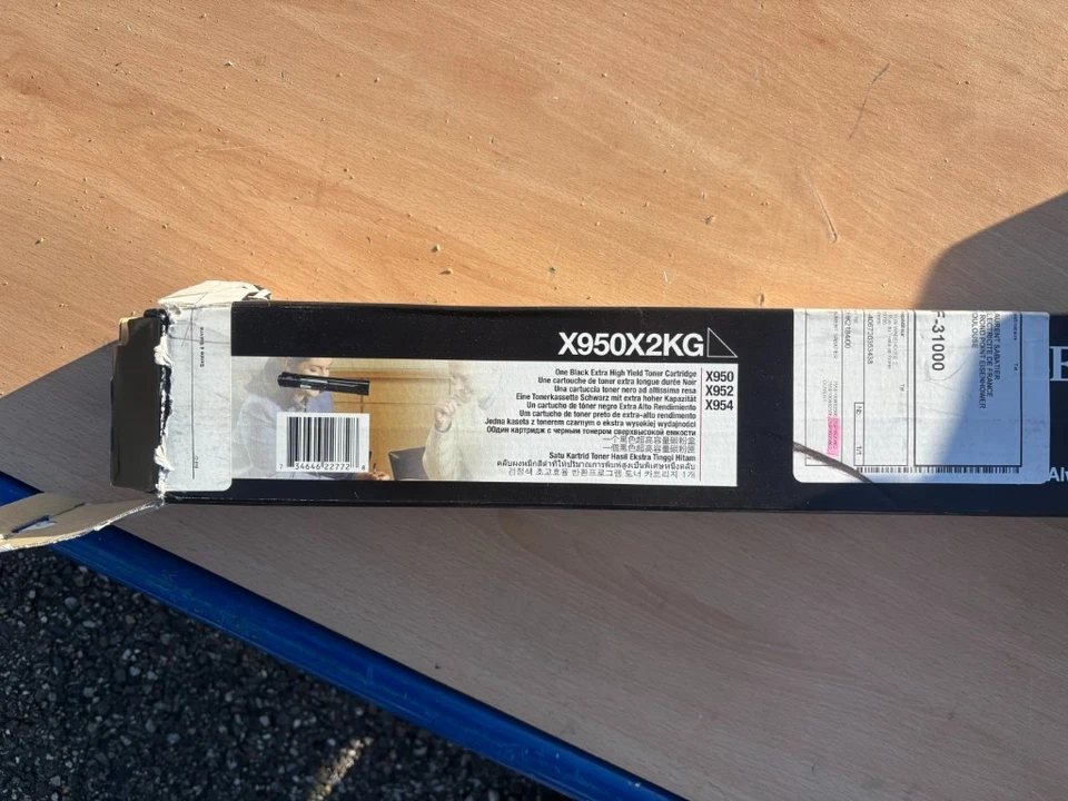 Lexmark X950X2KG cartouche toner Noir, 32.000 Pages Iso IEC 19752 pour X 950 - Photo 1/1