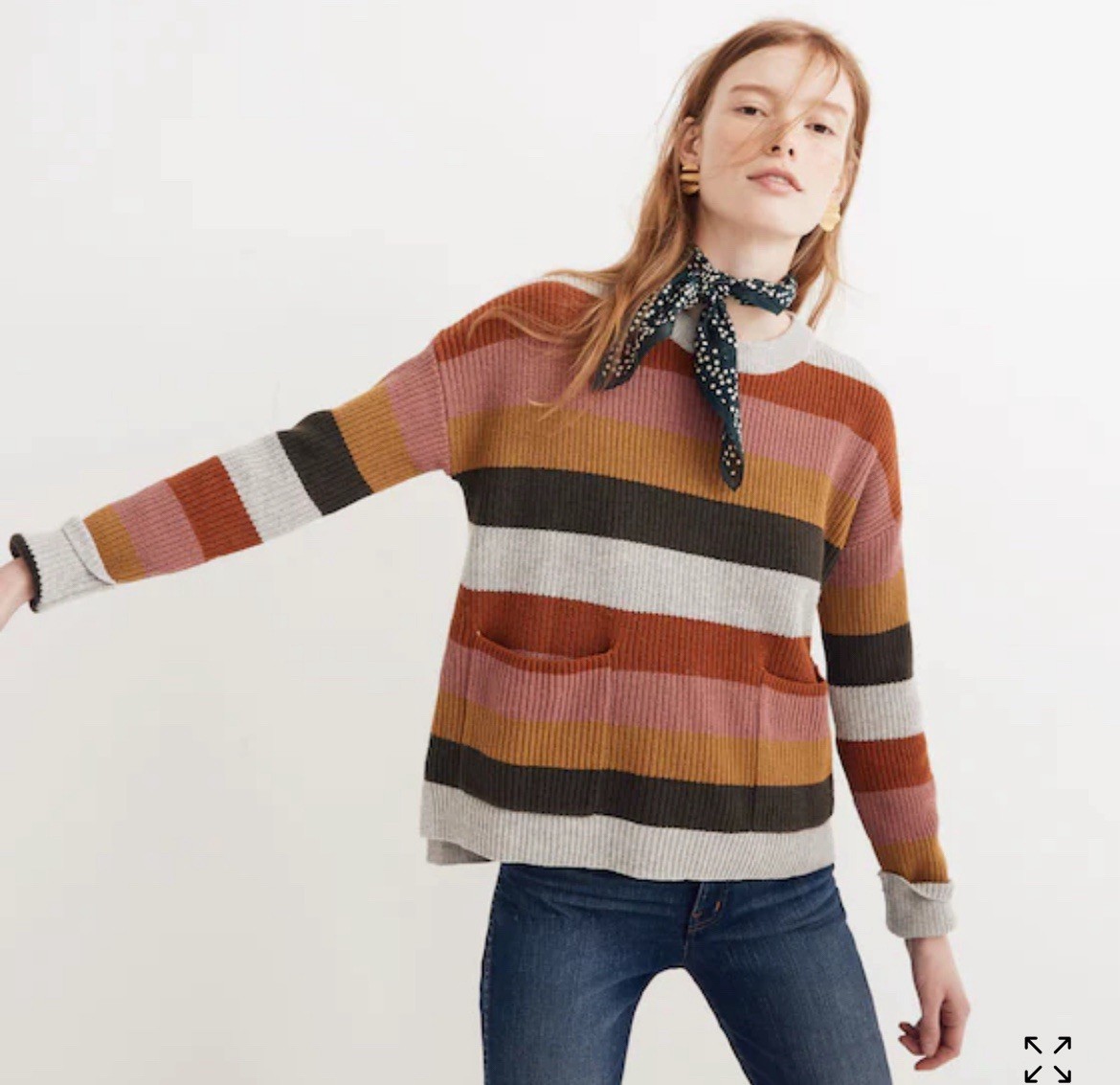 Madewell Patch Pocket / Arden Pullover Sweater Sz… - image 3