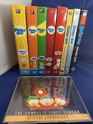 Family Guy Volume One Through Nine DVDs G+ Missing Season Two