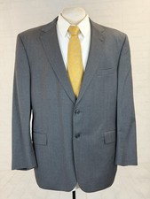 Jos. A. Bank Signature Men's Charcoal Gray Wool Blazer 46R Sport Coat Two Button