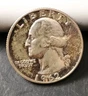 1962 US Mint Proof Washington Quarter 25c Silver Coin ( KM.#164 )