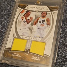 Panini 2024-25 Immaculate Williams Collier Jazz Dual Jersey Rookie #RJD-WC, /75 