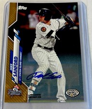 2020 Topps Pro Debut - Jake Sanford #PD-130 Gold Autographs /50 (AU, RC)