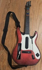 Nintendo Wii Guitar Hero 5 Wireless Starburst Guitar with Strap & Backplate