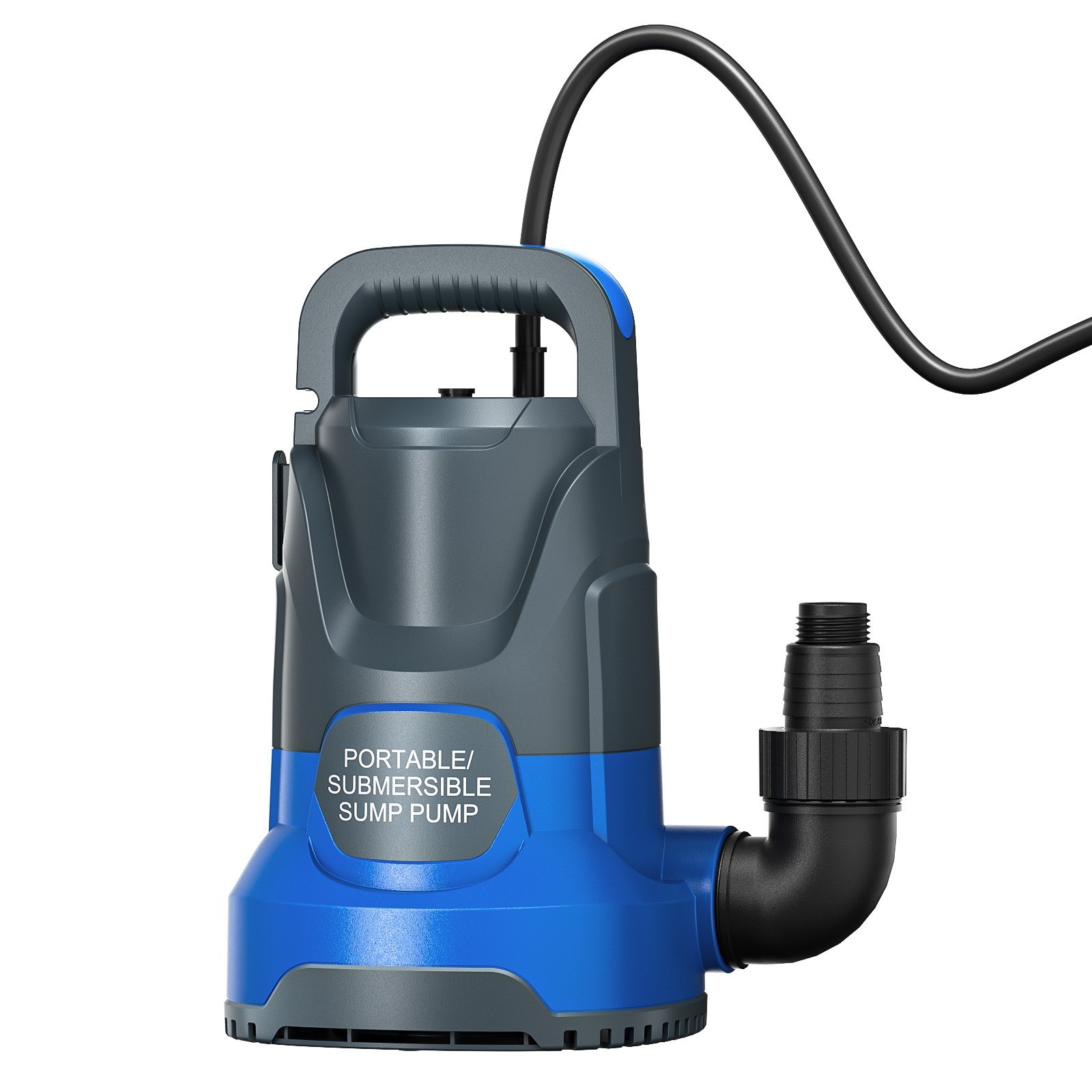 Water Transfer Pump 1HP 3500GPH Electric Portable Submersible Sump Pump