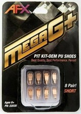 Tomy AFX 22035 HO Pit Kit-OEM PU 8 Pair Pickup Shoes For Short Wheelbase Chassis