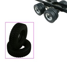 für Bruder 600021/16 RC Traktor LKW Hinterrad Nabe 70mm Schmale Reifen Haut