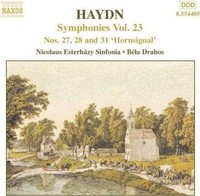 Audio Cd - Joseph Haydn - Symphonies Nos. 27, 28 & 31 - Naxos -D- Neu
