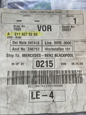 Mercedes Benz Command APS System Europe DVD 2004 - A2118275259