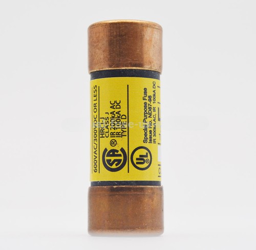 Paquete de 10 fusibles Bussmann LPJ-50SP (LPJ50SP) 50A Time Delay clase J elemento doble 600V - Imagen 2 de 4