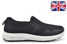 Dr Keller Mens Craig Wide Fit Trainers Wide Fit Pumps Slip On Trainers Black