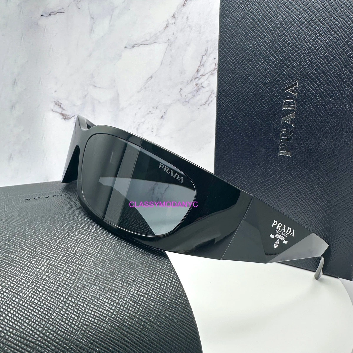 プラダ SPR30P ブラック サングラス PRADA（プラダ） サングラス SPR 02Z レディース メンズ