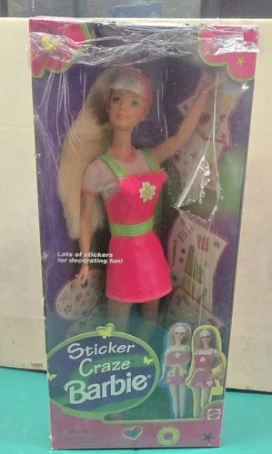Mattel Sticker Craze Barbie Doll 1997 #19224 NEW In Box Vintage 90’s
