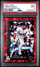 2025 Topps Series 1 - Tommy Edman #214 Red Diamante Foil /5