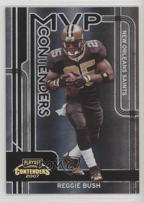 2007 Playoff Contenders MVP Contenders Black 86/100 Reggie Bush #MVP-7 0q3