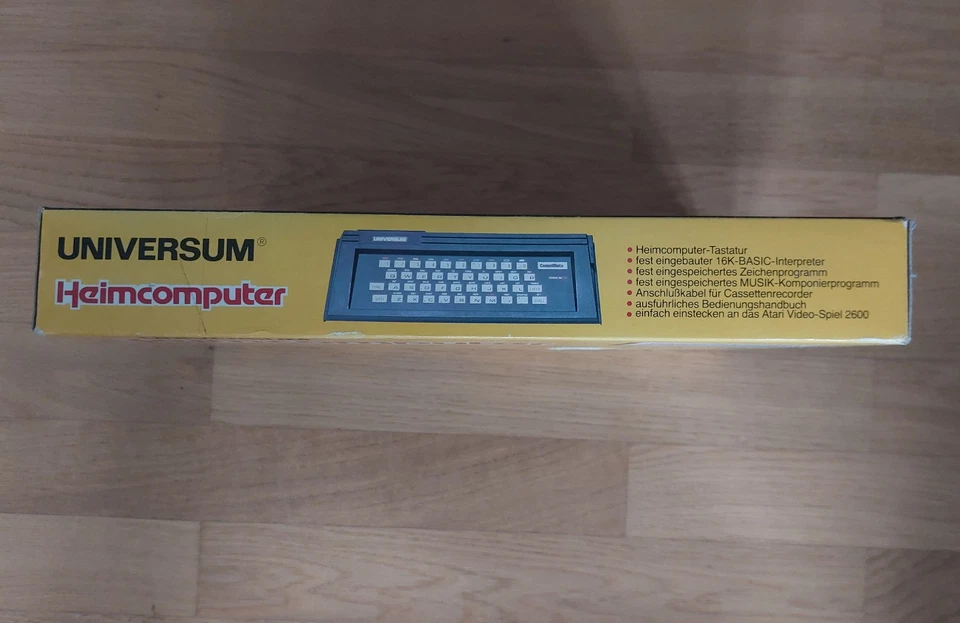 Universum Heimcomputer - Computer Tastatur für Atari 2600 in OVP mit Anleitung - Bild 4 von 4