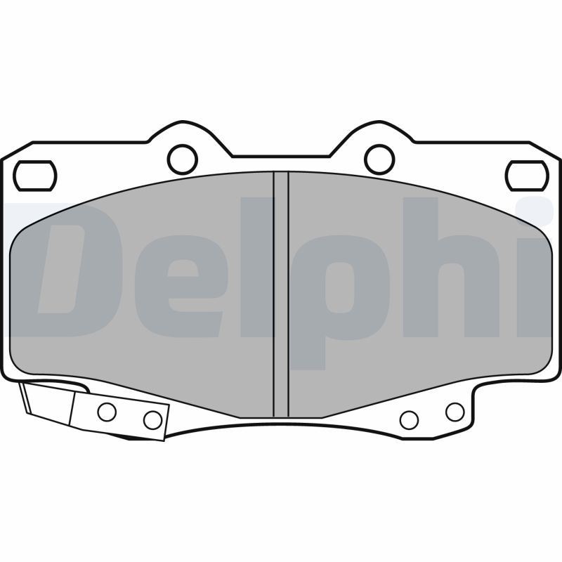 Plaquette de frein avant Toyota Hilux pick up 4x4 2.5 D4D kit de freinage