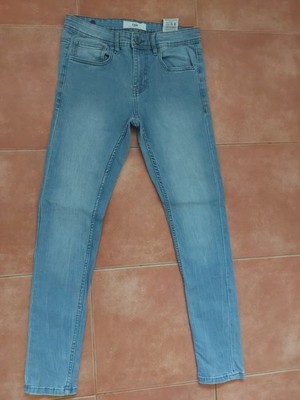 schöne Fishbone Jeans Stretch blau FSBN 30/32 Damen Herren Unisex schmal