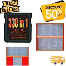 Vibration Proof 330 in 1 Gaming Card - 64GB for DS, DSI, 2DS & 3DS Devices