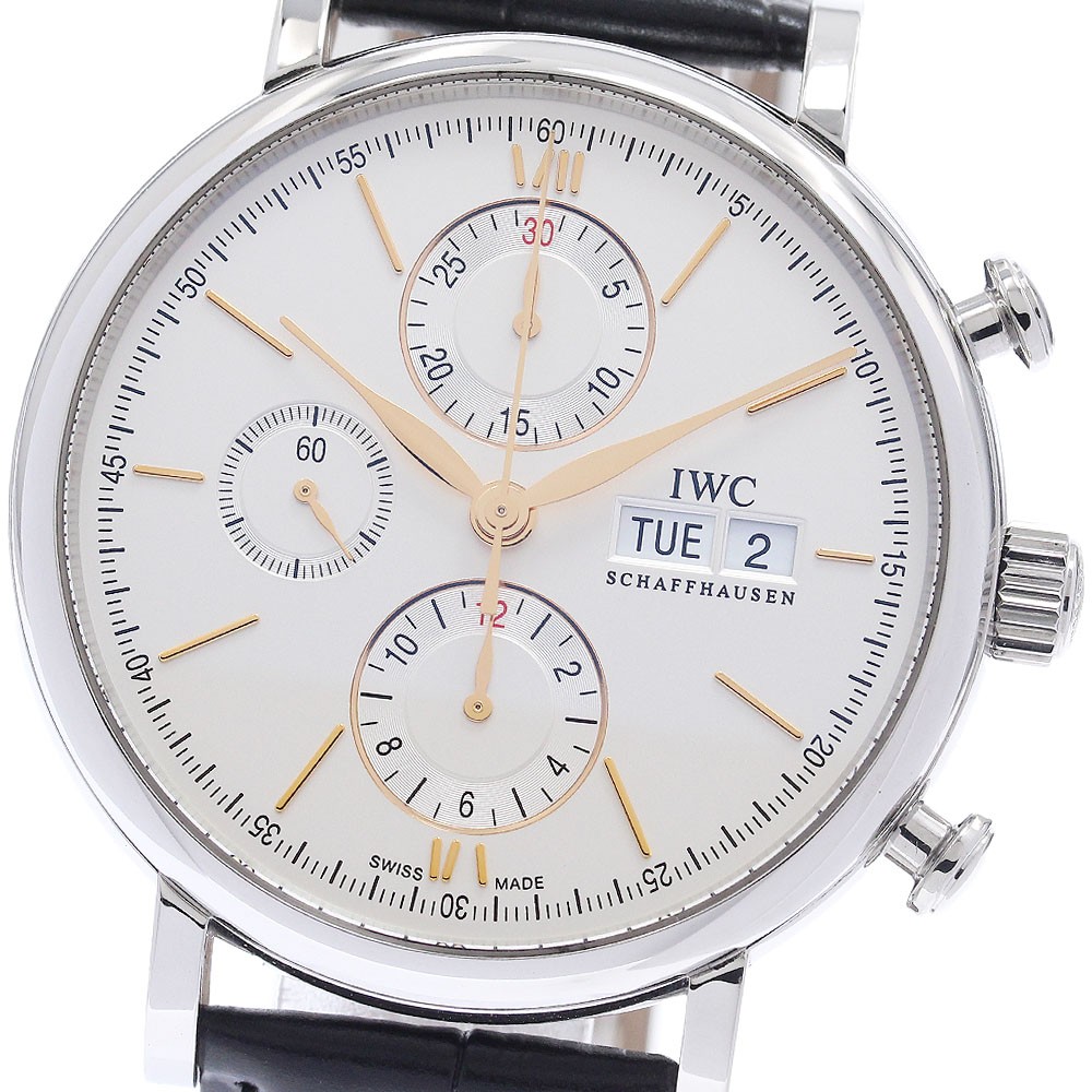 IWC SCHAFFHAUSEN Portofino IW391031 Day-Date Automatic Men's Watch_972811