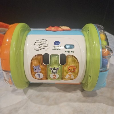 VTech 2-in-1 Roll & Discover Baby Learning Drum Tested Working
