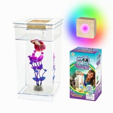 My 1st Fish Tank  : Gen 2, Mini Fish Tank Aquarium Starter Kit 1 gal, Prof