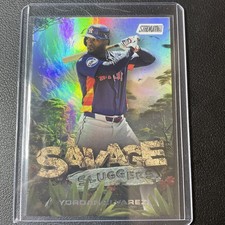 2025 Topps Stadium Club Savage Sluggers Yordan Alvarez #SS-25 Houston Astros
