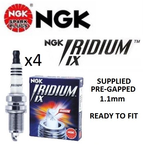 NGK IRIDIUM IX SPARK PLUGS FIT MAZDA MX5 1.6 1.8 mk1 mk2 mk2.5 1989-05 - HEAT 7 - Afbeelding 1 van 2