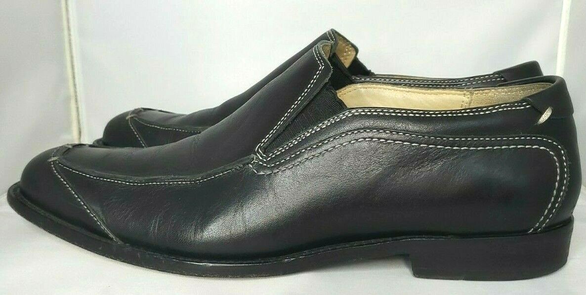 Mens Gordon Rush Collection Black Leather Loafers Size 10 | eBay display picture 3