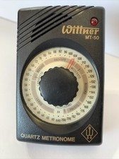Whittner MT-50 Quartz Metronome Battery Operated Folding Stand Black Working
