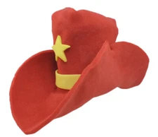 Giant Red Foam Cowboy Western Novelty Hat