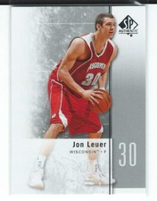 2011-12 SP Authentic #41 Jon Leuer Wisconsin Badgers