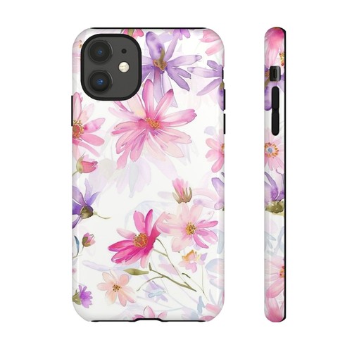 Spring Floral Phone Case, Pink Flower Design Cover | X55 - 第 113/272 張圖片