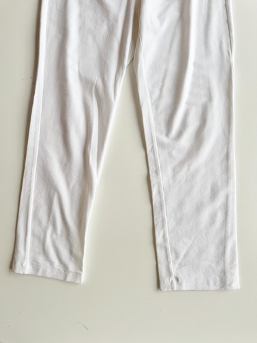 EILEEN FISHER White Washable Stretch Crepe Pull-On Slim Ankle Pants, Size PP - Picture 6 of 12