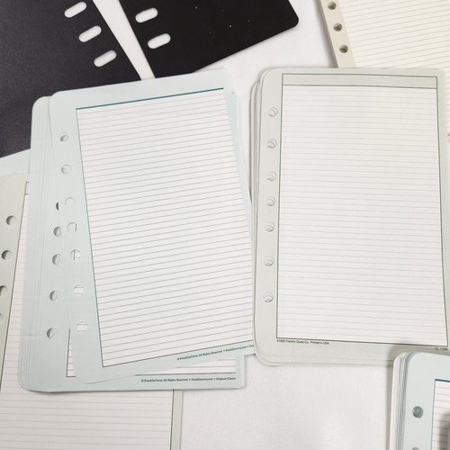 160 Misc Refill Blank Lined Note Pages Franklin Covey Classic Planner Paper - 第 4/6 張圖片