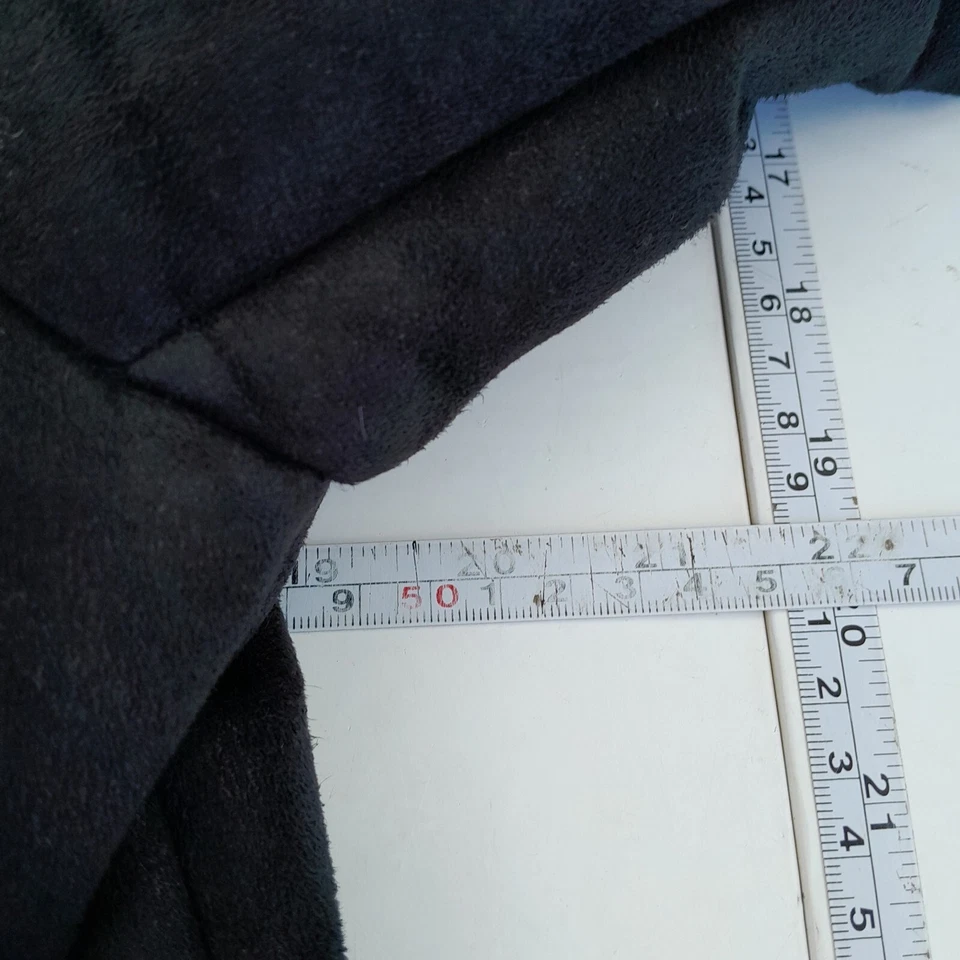 Abrigo Lys Noir Grande Verde Para Mujer Forrado Imitación Piel Chaqueta Corta Bordada Calavera Foto 4 de 4