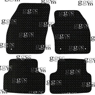 FITS VOLKSWAGEN T CROSS 2019 & ONWARDS TAILORED BLACK RUBBER CAR FLOOR MATS SET