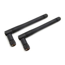  2-pack RP-SMA Antenna Black for WiFi 2.4GHz/5Ghz Wireless Router or Card 2X