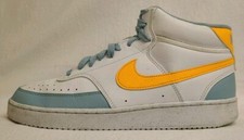 Zapatos para Hombres Nike Court Vision Mid Next Nature Talla: 9 Blanco Ocean Bliss Naranja