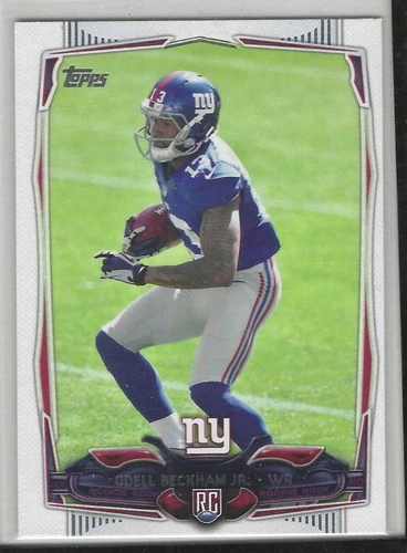 ODELL BECKHAM JR 2014 TOPPS SSP PHOTO VARIATION ROOKIE RC #355