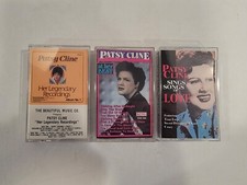 Lot of 3 Patsy Cline Cassette Tapes  Country Music