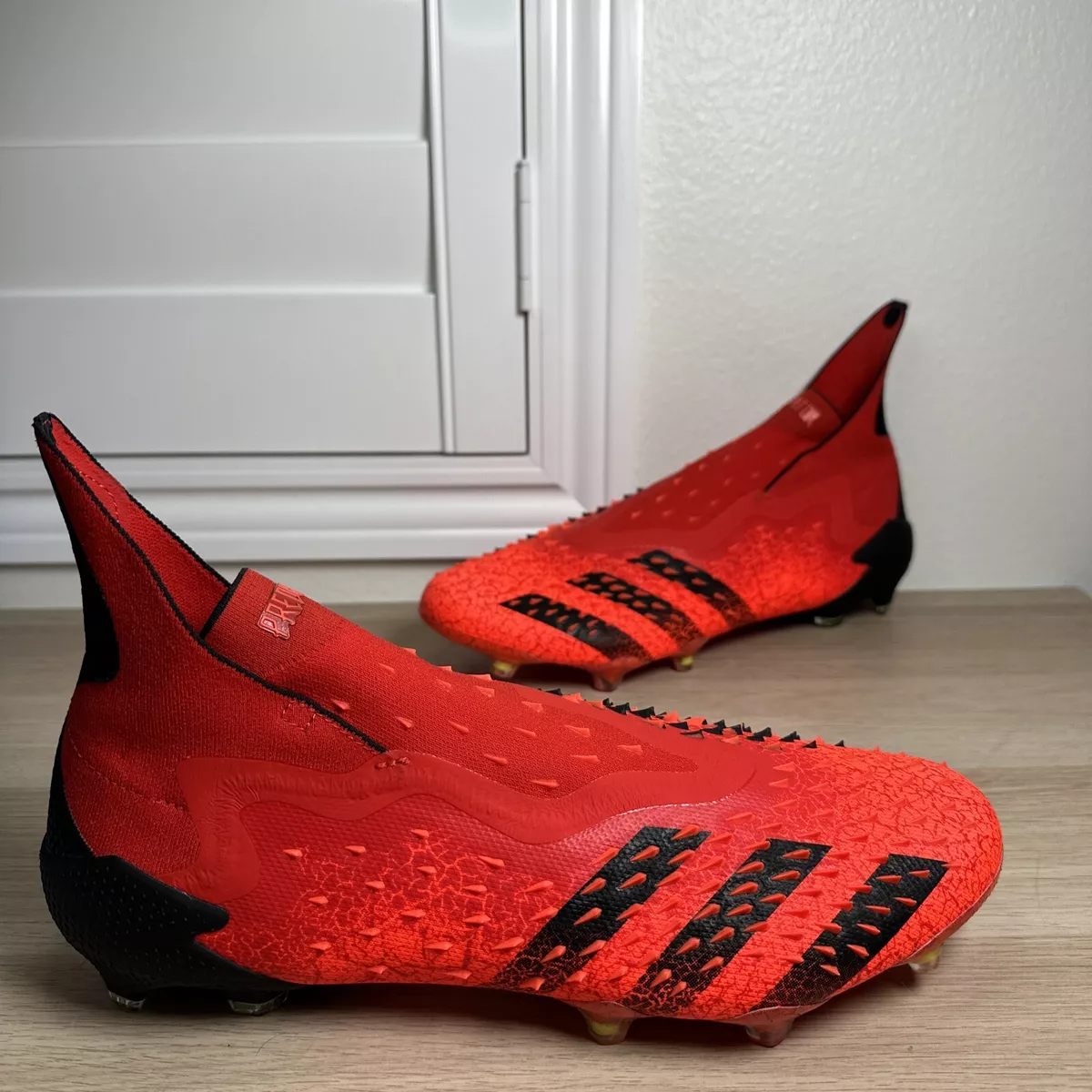 Favor danza Injusto adidas Predator Freak + .1 FG Demonskin Solar Red Laceless FY6238 Size 13 |  eBay