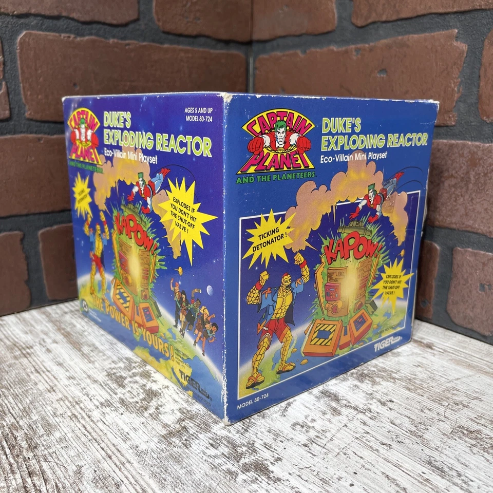 De colección Captain Planet Duke's Exploding Reactor Tiger Toys 1992 ¡NUEVO STOCK ANTIGUO! Foto 2 de 4