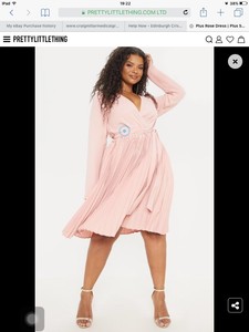 rose long sleeve pleated midi dress