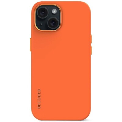 Decoded AntiMicrobial Silikon Hülle Case Orange f.Apple iPhone 14 Plus