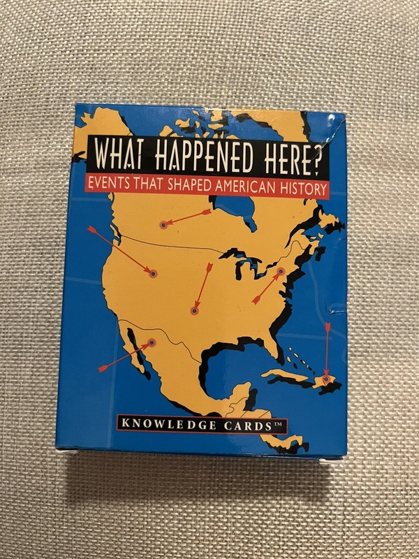 What Happened Here Knowledge Cards Events That Shaped American History